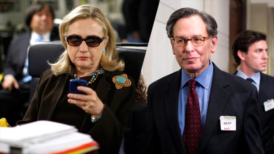 Sidney Blumenthal y la exsecretaria estadounidense de Estado Hillary Clinton.