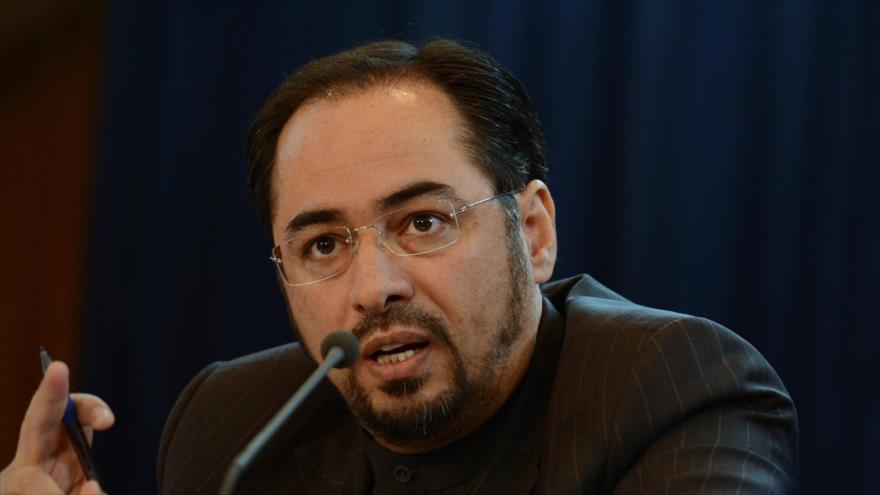 El canciller afgano, Salahuddin Rabani.