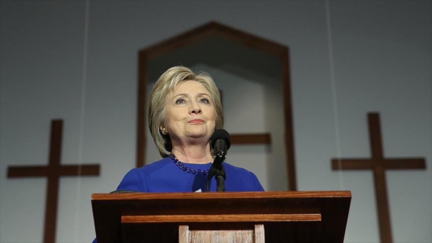 La precandidata demócrata a la Presidencia de EE.UU., Hillary Clinton.