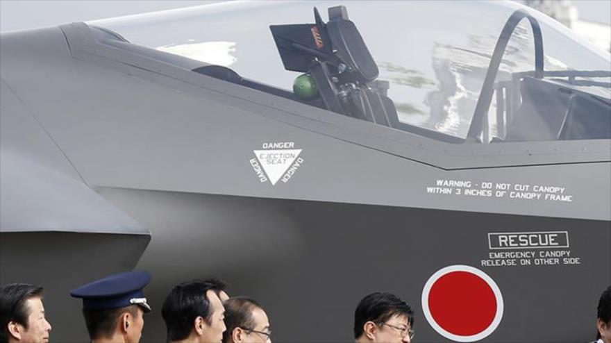 Un avión furtivo japonés.