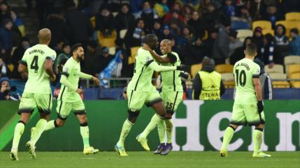 Manchester City se impone al Dinamo de Kiev en octavos de Champions 