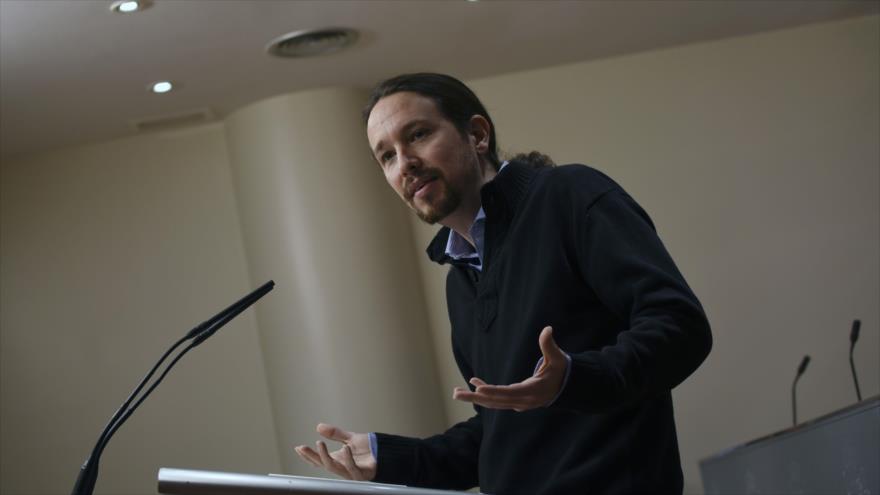 El líder del partido español Podemos, Pablo Iglesias.