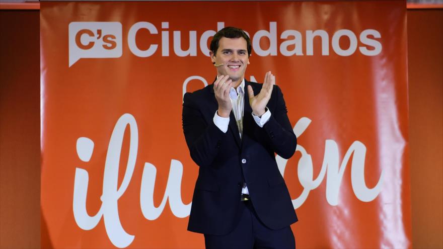 El líder del partido español Ciudadanos, Albert Rivera.