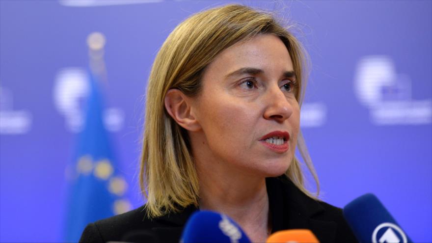 La jefa de la Diplomacia de la UE, Federica Mogherini.