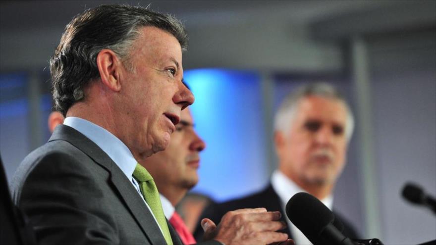 El presidente colombiano, Juan Manuel Santos.