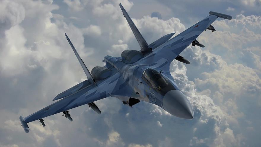 Cazabombardero ruso Sujoi Su-35.