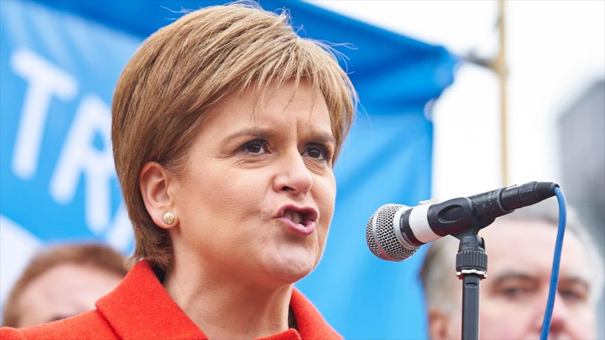 Primera ministra de Escocia, Nicola Sturgeon.