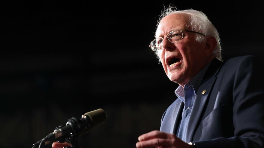 El candidato a la nominación presidencial por el partido demócrata, Bernie Sanders.