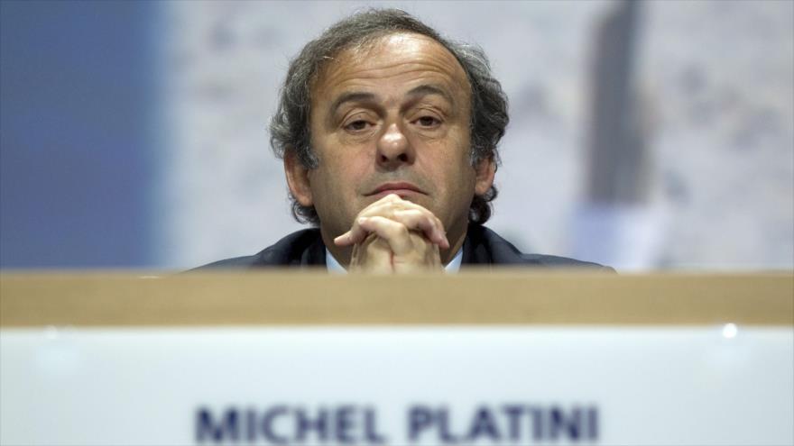 El expresidente de la UEFA, Michel Platini