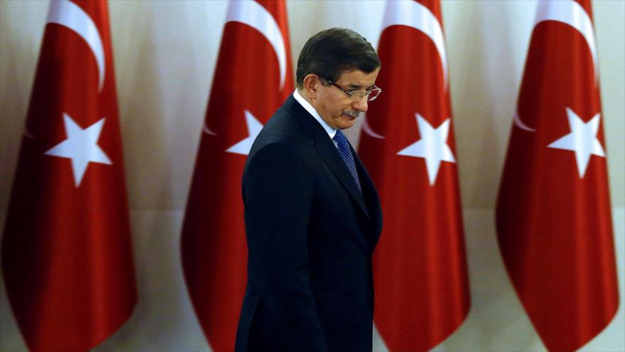 El primer ministro de Turquía, Ahmet Davutoglu.