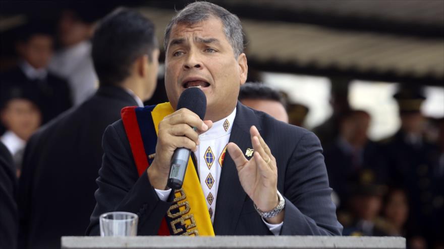 El presidente de Ecuador, Rafael Correa.