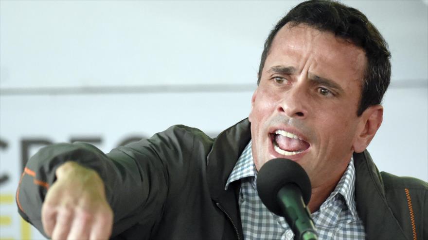 El líder opositor venezolano y gobernador del estado de Miranda, Henrique Capriles Radonski.