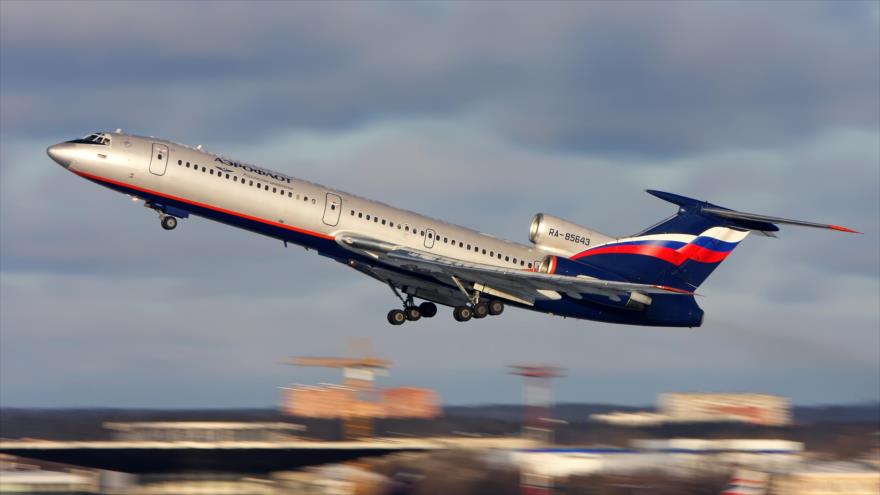Aviones Tupolev Tu-154ON ruso usado para vuelos en el marco del Tratado de Cielos Abiertos.