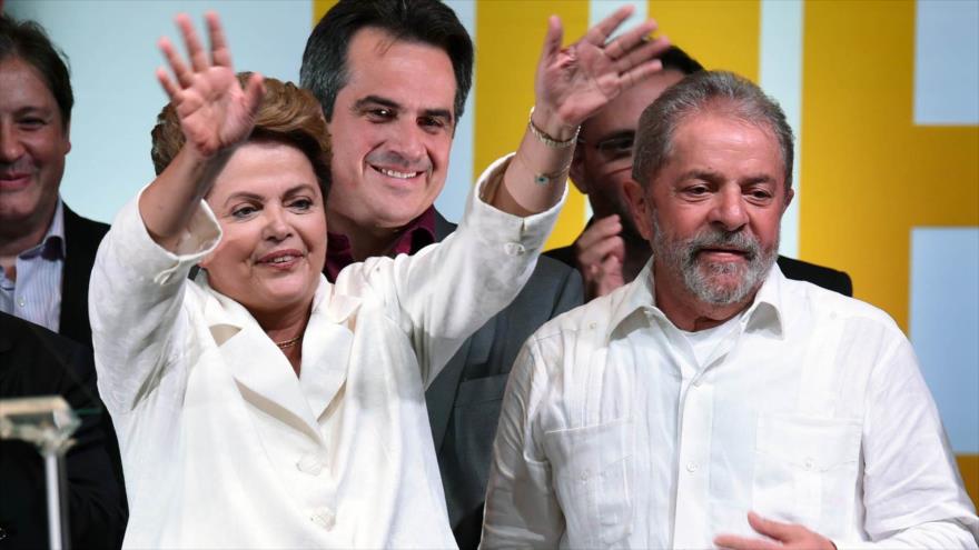 La presidenta de Brasil, Dilma Rousseff, y su antecesor, Luiz Inácio Lula da Silva.