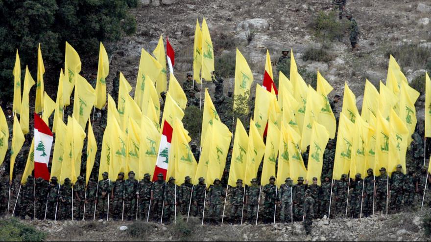 Combatientes del Movimiento de Resistencia Islámcia de El Líbano (Hezbolá).