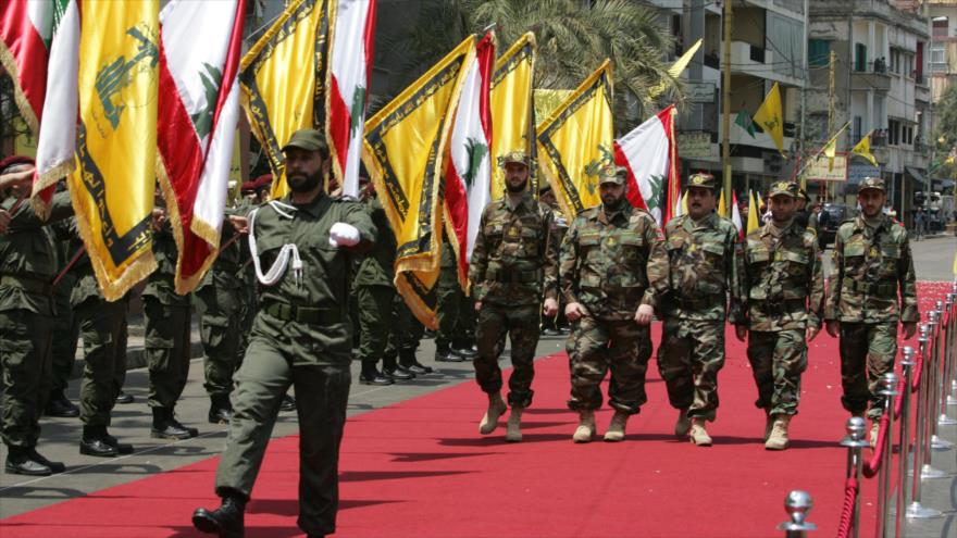 Combatientes del Movimiento de Resistencia Islámica de El Líbano (Hezbolá).