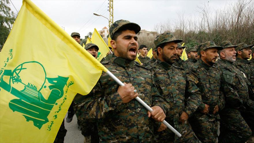 Combatientes del Movimiento de Resistencia Islámica de El Líbano (Hezbolá).
