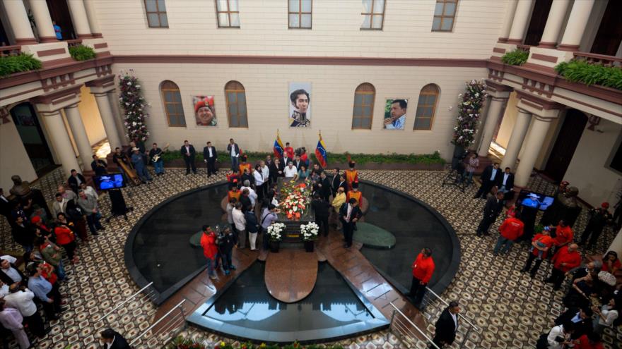 Ceremonia en homenaje al líder de la Revolución Bolivariana, el difunto presidente Hugo Chávez, 5 de marzo de 2016.
