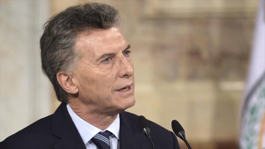 El presidente de Argentina, Mauricio Macri.