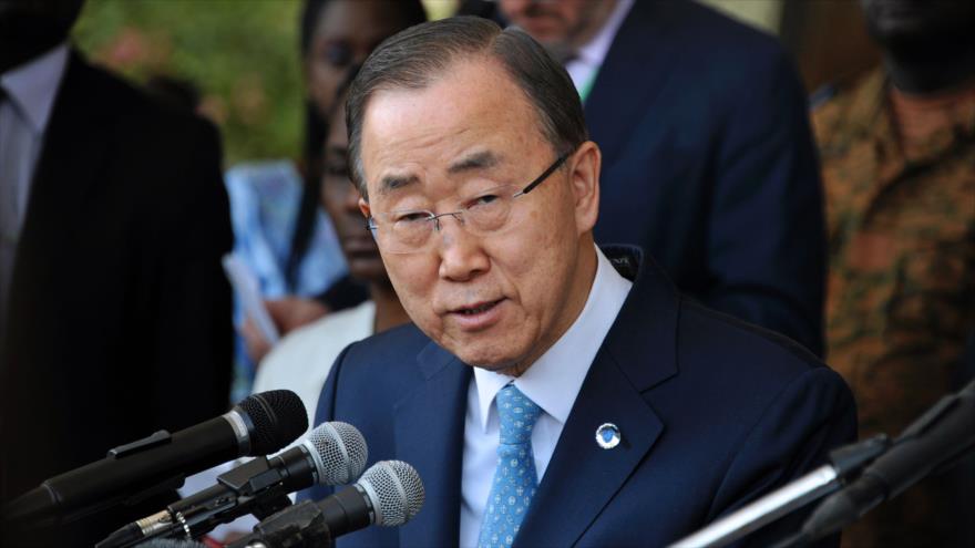 El secretario general de la Organización de las Naciones Unidas (ONU), Ban Ki-moon.