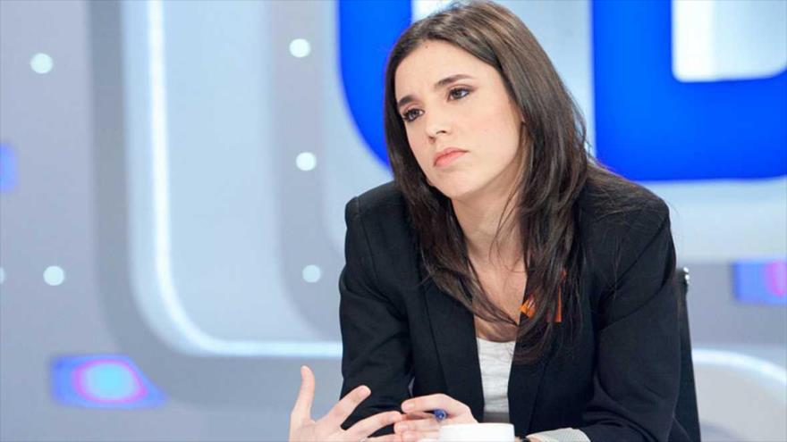 Irene Montero, portavoz adjunta del Congreso de los Diputados español.
