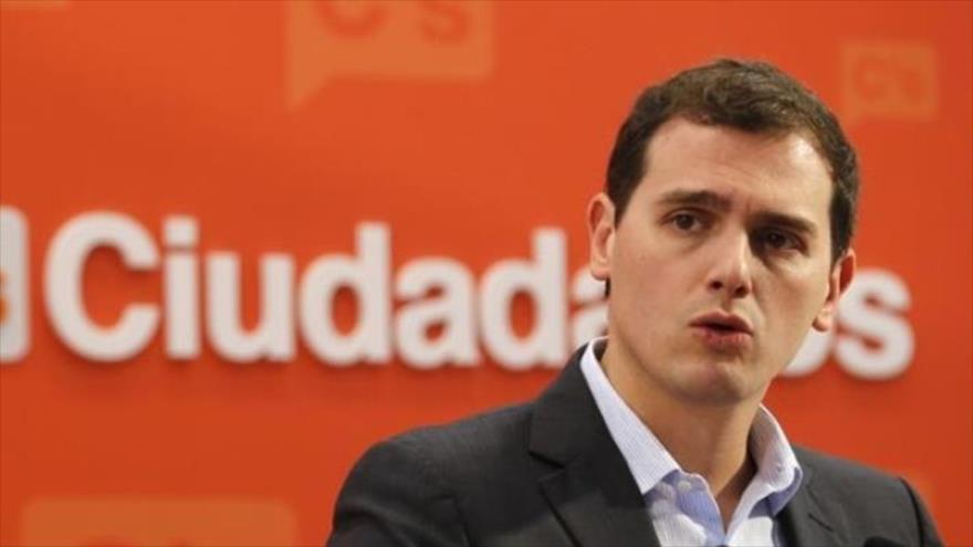 El presidente de la formación política española Ciudadanos, Albert Rivera.