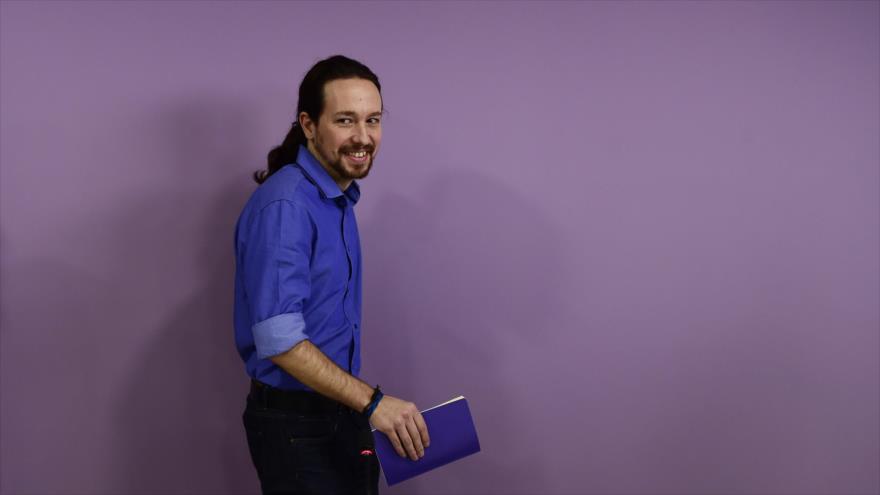 El líder del partido español Podemos, Pablo Iglesias.