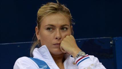 Famosa tenista rusa reconoce que dio positivo en control de dopaje 
