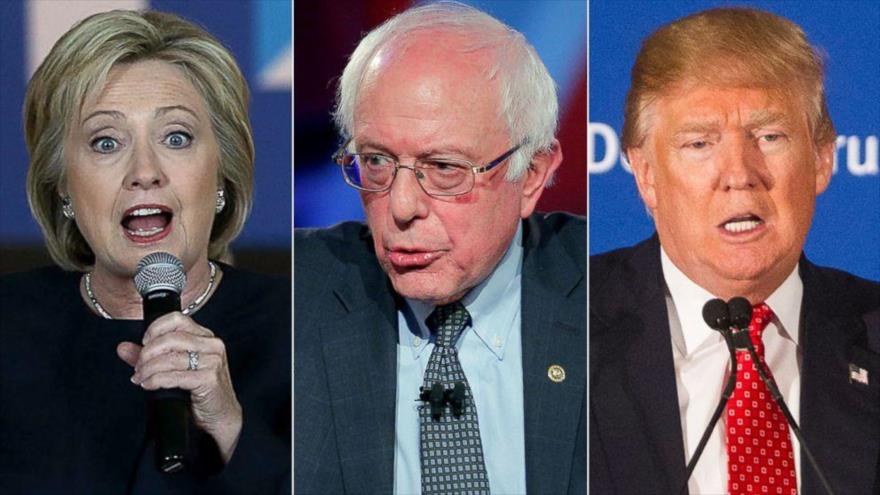 Trump, Sanders y Clinton ganan las primarias en Michigan y Misisipi 