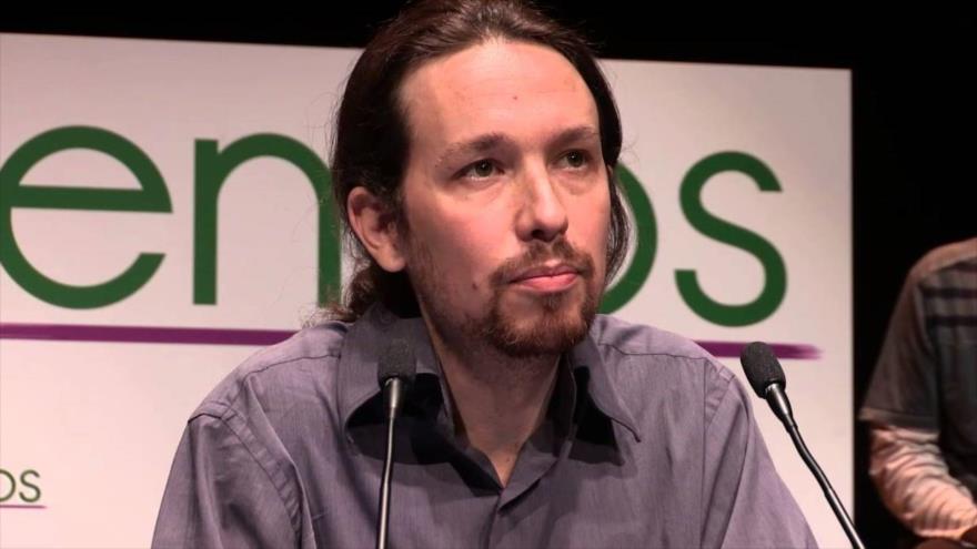 El líder del partido español Podemos, Pablo Iglesias.