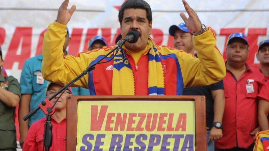 El presidente de Venezuela, Nicolás Maduro, repudia medidas de Estados Unidos en contra de su país.