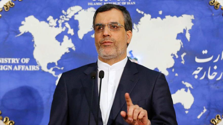 El portavoz de la Cancillería iraní, Husein Yaber Ansari.
