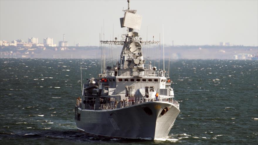 La fragata Hetman Sahaydachniy clase Krivak III es el actual buque insignia de las Fuerzas Navales de Ucrania.