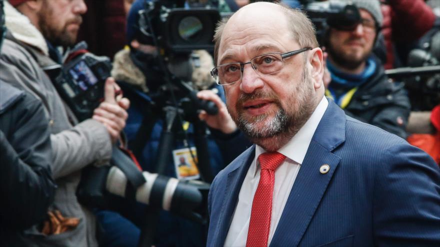 Presidente del Parlamento Europeo (PE), Martin Schulz.
