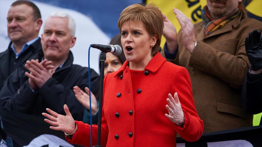 Primera ministra de Escocia, Nicola Sturgeon.
