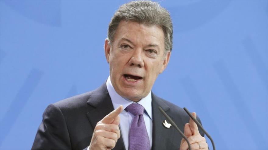 El presidente de Colombia, Juan Manuel Santos.