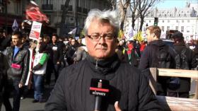 Franceses protestan contra el estado de emergencia