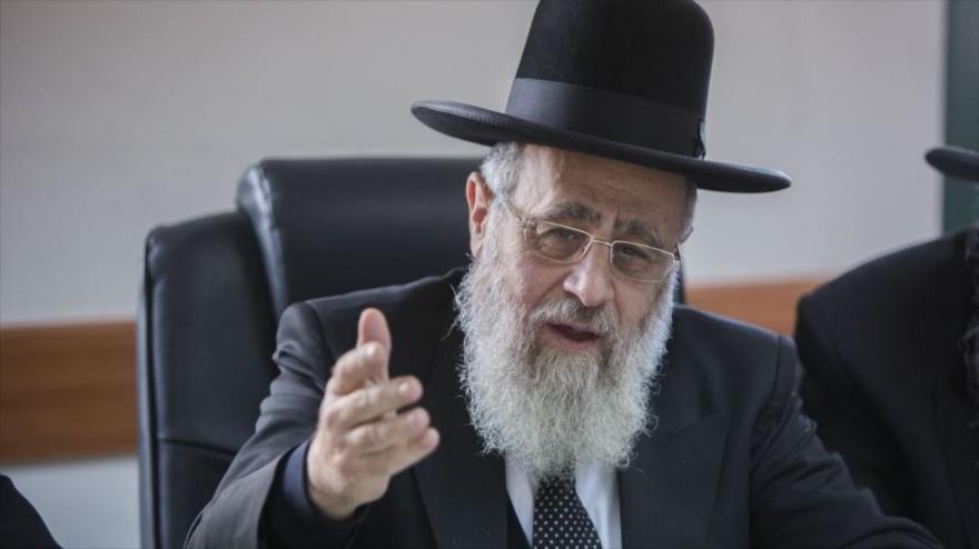 El gran rabino israelí Yitzhak Yosef.