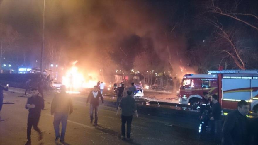 Potente explosión en Ankara deja 27 muertos y 75 heridos