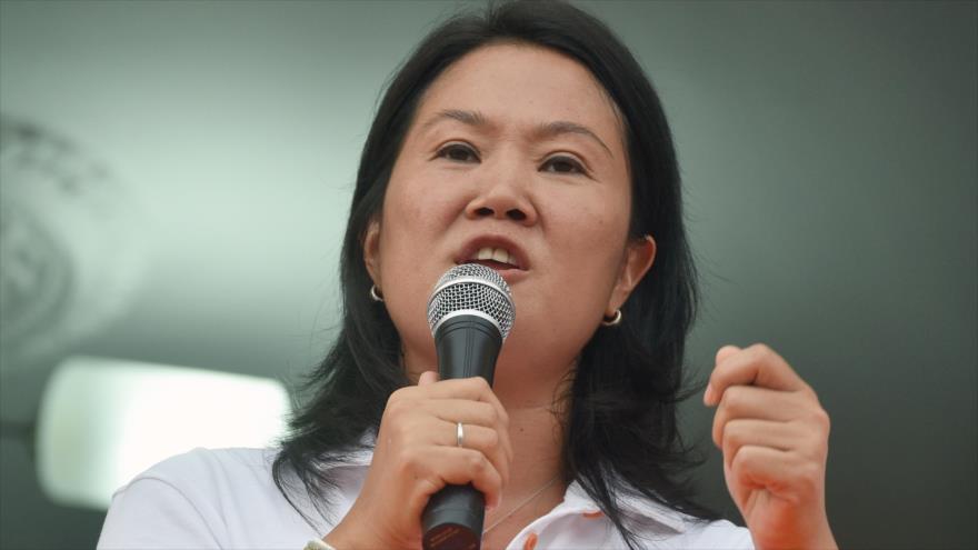 La candidata a la presidencia de Perú, Keiko Fujimori.