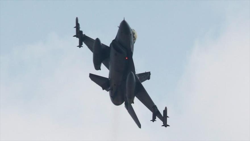 Un avión de combate turco.