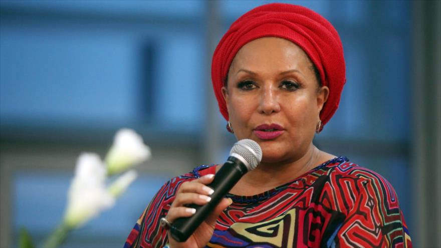 La exsenadora y defensora colombiana de derechos humanos Piedad Córdoba.