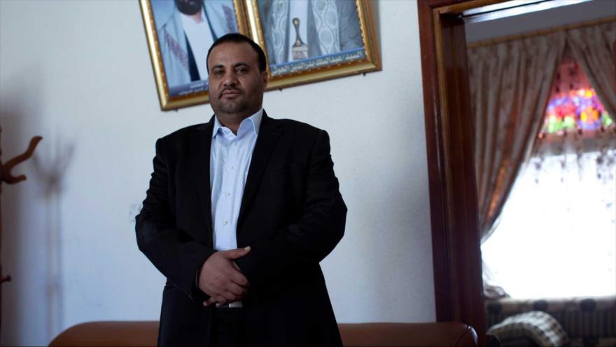 Presidente del Consejo Político del movimiento popular yemení Ansarolá, Saleh Ali al-Sammad.