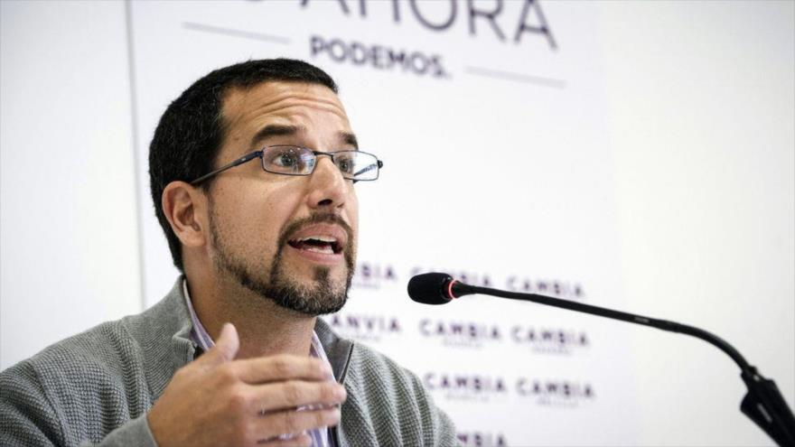 Sergio Pascual, secretario de Organización del partido español Podemos.