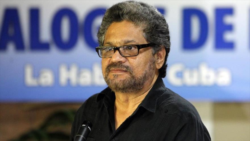 Jefe de la delegación de las FARC en los diálogos de paz con el Gobierno de Colombia, Iván Márquez.