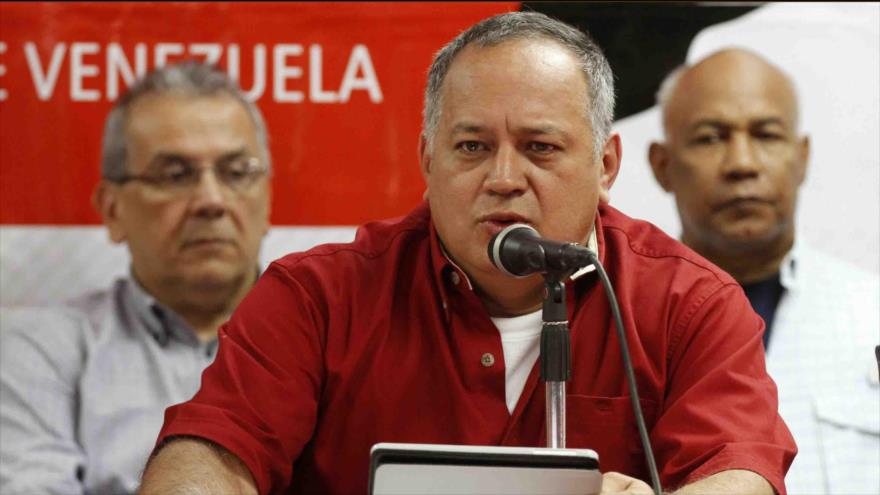 El diputado de la Asamblea Nacional por el PSUV, Diosdado Cabello.
