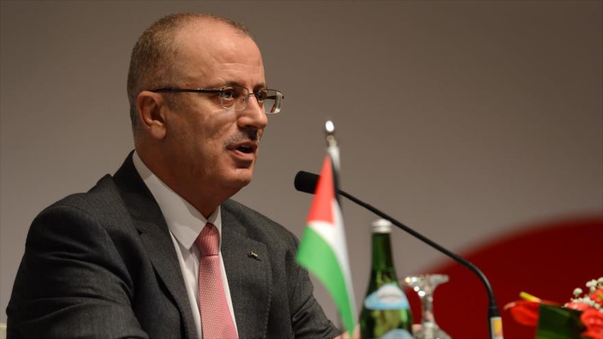 El primer ministro de Palestina, Rami Hamdalá.