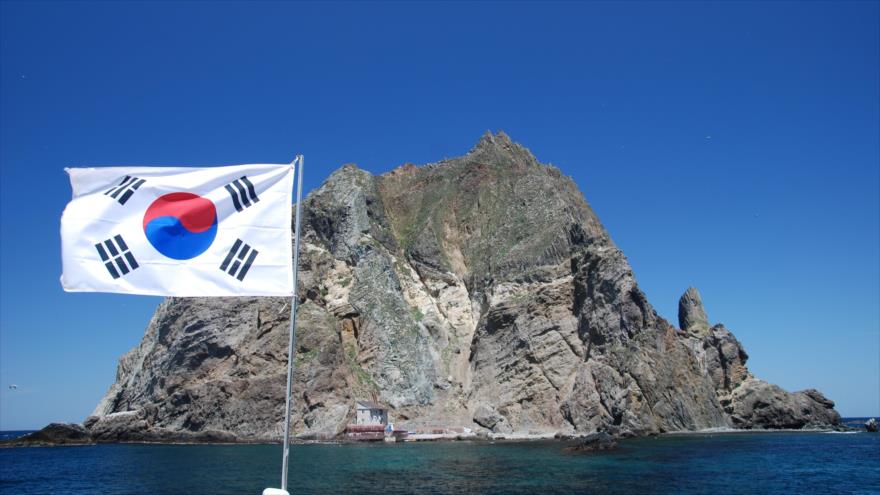Corea del Sur y Japón disputan la soberanía de las islas Dokdo (Takeshima para los japoneses), situadas en el mar del Este.