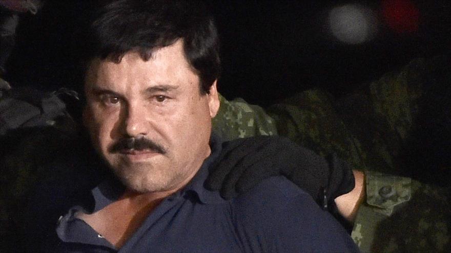 El narcotraficante mexicano Joaquín El Chapo Guzmán.
