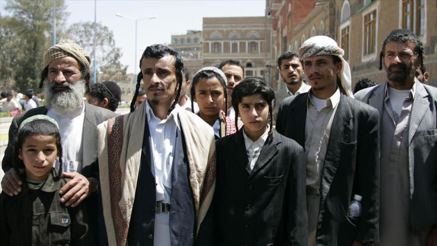 Un grupo de judíos yemeníes.